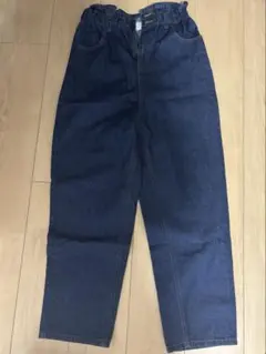 クラシカルエルフ　ギャザーウエストコーデュロイ無地ハイウエストテーパードパンツ