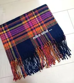 寿*萌様 niko and...チェック柄ストール