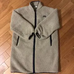 FIRST DOWN フリースジャケット Lサイズ ベージュ