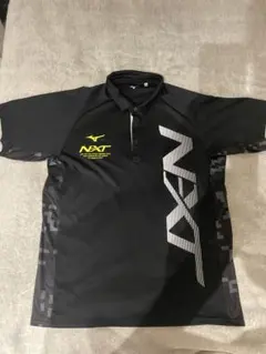 ミズノ NEXT ポロシャツ ブラック黒 2XLのサムネイル