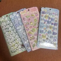 ダイヤモンド POP SEAL 4枚セット シマエナガ くま