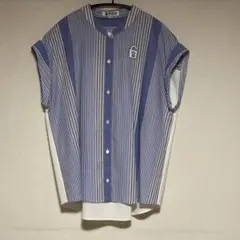 Picone CLUB 半袖シャツ ホワイト ブラック Iサイズ - メルカリ