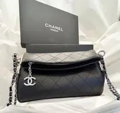 非売品✨ 新品 ブラックレザーショルダーバッグ