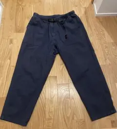 グラミチ メンズ ルーズ テーパード パンツ ネイビー