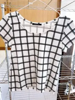 INGNI チェック柄 半袖Tシャツ Mサイズのサムネイル