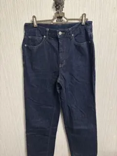 ダークブルー ストレートデニム Lサイズ