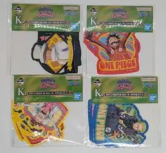 一番くじ ワンピース 未来島エッグヘッド　K賞 フレークステッカーアソート　4種