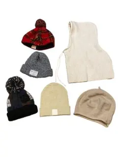 ニット帽・ビーニー 6点セット