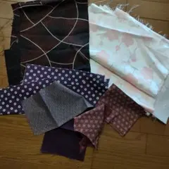 和服リメイク用　和風の生地 はぎれセット