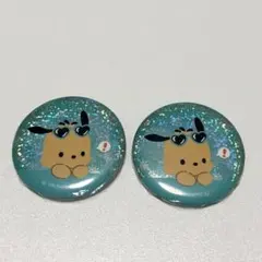 ポチャッコ ホログラム 缶バッジ 2点セットのサムネイル