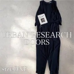 URBAN RESEARCH オールインワン ネイビー パンツドレス