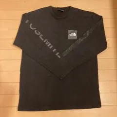 ザノースフェイス　綿100% 長袖Tシャツ　黒