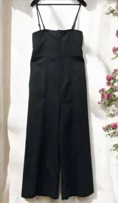 【超美品】 THE SHOP TK ロングキャミサロペット　Mサイズ　春、秋、冬