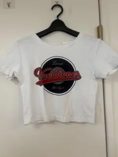 レディース　M ドロップ丈Tシャツ