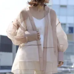 Chico シアー ブロッキングシャツ
