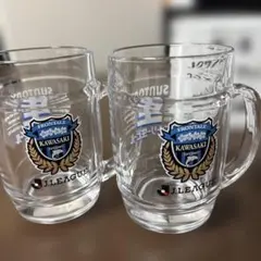 川崎フロンターレ ジョッキ2個 新品と 중고