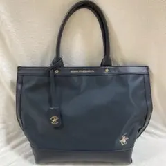 【美品】トートバッグ ビバリーヒルズポロクラブ ユニセックス ネイビー