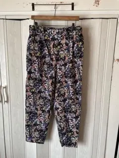 ◆degage/花柄のテーパードパンツ/L/新品◆pt