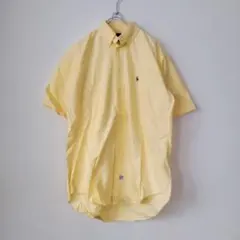Ralph Lauren レア ワンポイントロゴ刺繍半袖シャツビックサイズ419