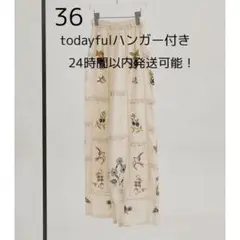todayful Embroidery Patchwork Trousers