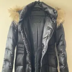 UNTITLED ロングダウンコート　黒