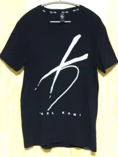 Karl Kani Tシャツ カールカナイ ビックロゴ ブラック L