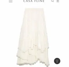 カーサフライン　コットンティアードスカート