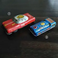 ブリキのミニカー　ブリキのおもちゃ　日本製　レトロ　アンティーク