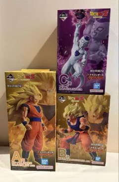 ドラゴンボール 一番くじ A賞超サイヤ人3孫悟空B賞C賞3体セット