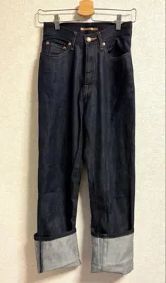 PUBLIC DENIP シルク コットン ストレートデニムパンツ 岡山デニムのサムネイル