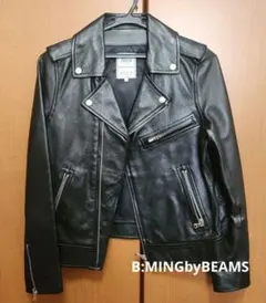 B:MING by BEAMS ライダースジャケット ブラック Mのサムネイル