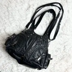 archive Leather 2way shoulder bag y2k