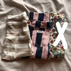 【美品】柄レギンス3点セット 保育園着