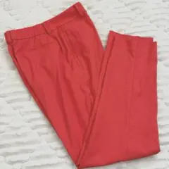 プラステ コットンブレンド　スティックパンツ　オレンジ　S