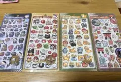 【正規品】ボンボンドロップシール 和柄 シール 4セット