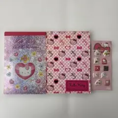 d*3様 ハローキティ　メモ帳　シール　ステッカー　サンリオ