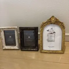 フォトフレーム 3個セット アンティークデザイン