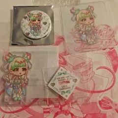 キミプリ ドット絵 缶バッジ ズキューン アクリルカード ズキューン