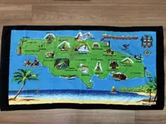 Jamaica 新品 ジャマイカ バスタオル レゲエ 地図　ラスタ ビーチのサムネイル