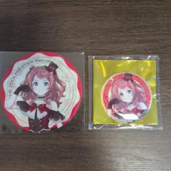 り*。様 学マス Chugai Grace Cafe 缶バッジ コースター 花海