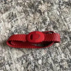 編み込みレザーベルト