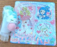 プリキュア　ぷちきゅあこふれ　マスコットキーホルダー　シール付き