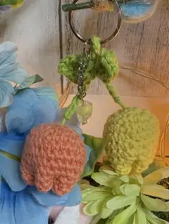 あみぐるみ キーホルダー 2個セット