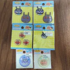 アンパンマン＆ばいきんまんの刺繍ワッペン6個セット
