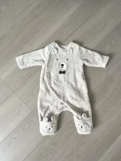 くま　カバーオール　新生児