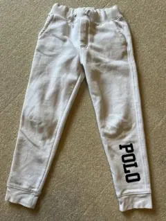 POLO ALPH LAUREN ホワイトスウェットパンツ サイズ6