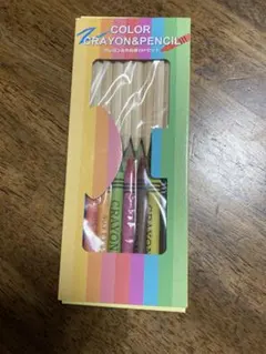 クレヨン＆色鉛筆19Pセット