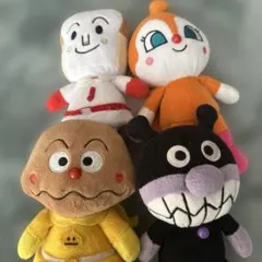 アンパンマン ぬいぐるみ 4体セット