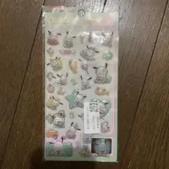 シール　ボンボンドロップシール　サンリオ　ポチャッコ　3D 立体　ぷくぷく