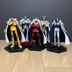 ワンピースフィギュア　海軍大将　5体セット